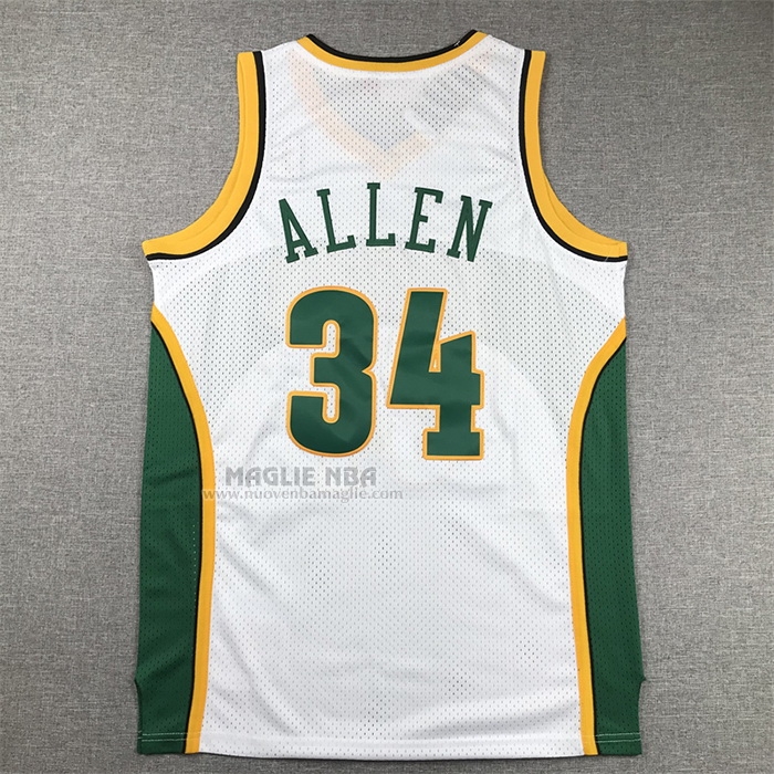 Maglia
 Ray Allen NO 34 Seattle SuperSonics Mitchell & Ness 2006-07 Bianco
